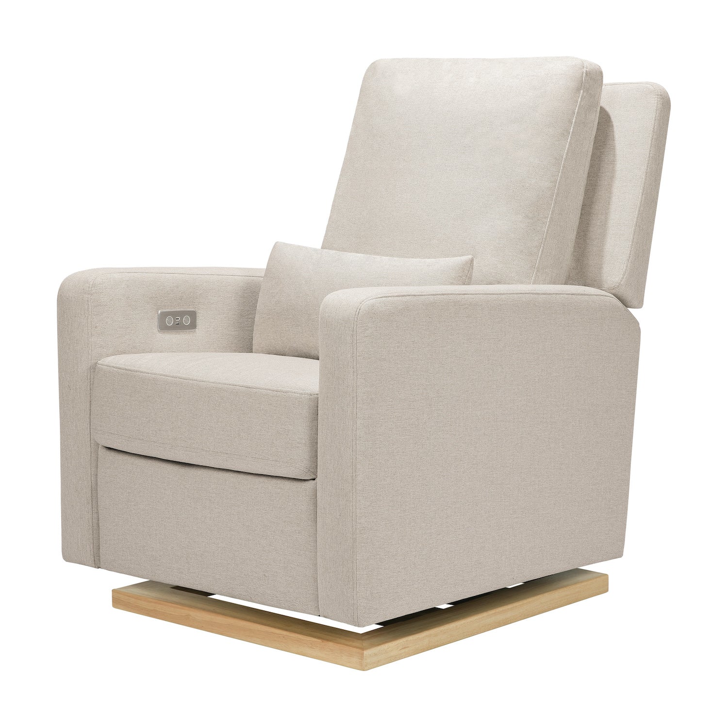 Sigi Electronic Recliner + Glider in Eco-Performance Fabric with USB Port - Project Nursery