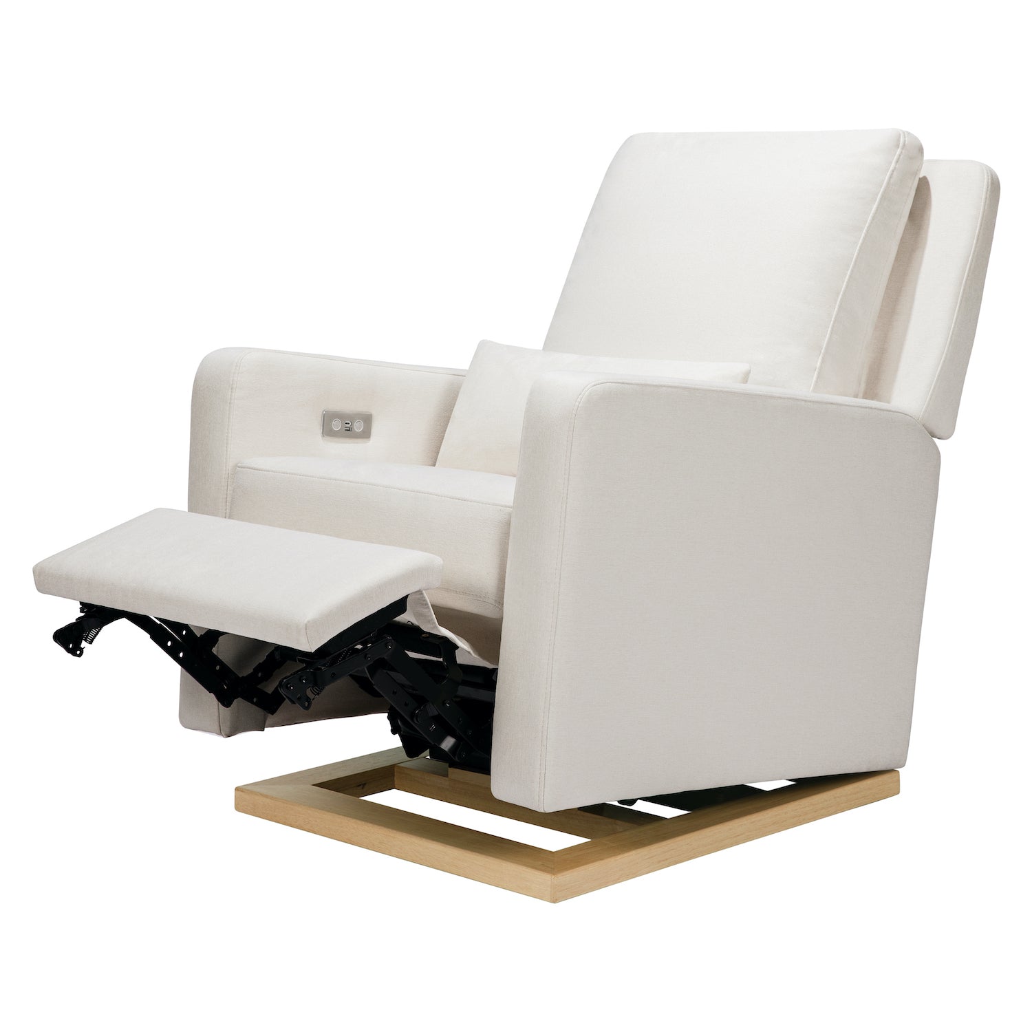 Sigi Electronic Recliner + Glider in Eco-Performance Fabric with USB Port - Project Nursery