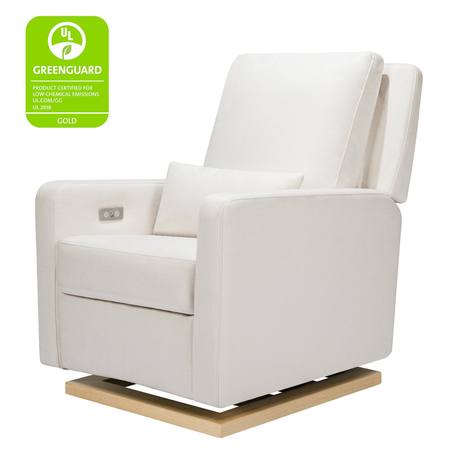 Sigi Electronic Recliner + Glider in Eco-Performance Fabric with USB Port - Project Nursery