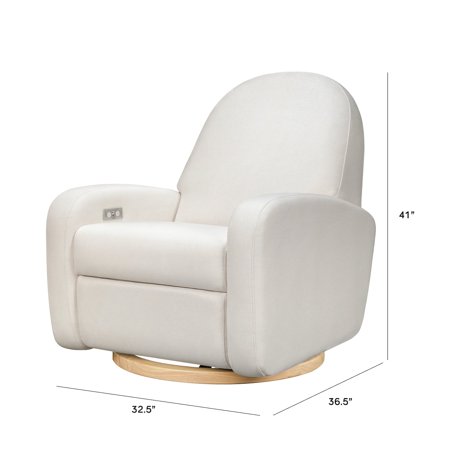 Nami Electronic Recliner + Swivel Glider Recliner | Eco-Performance Fabric