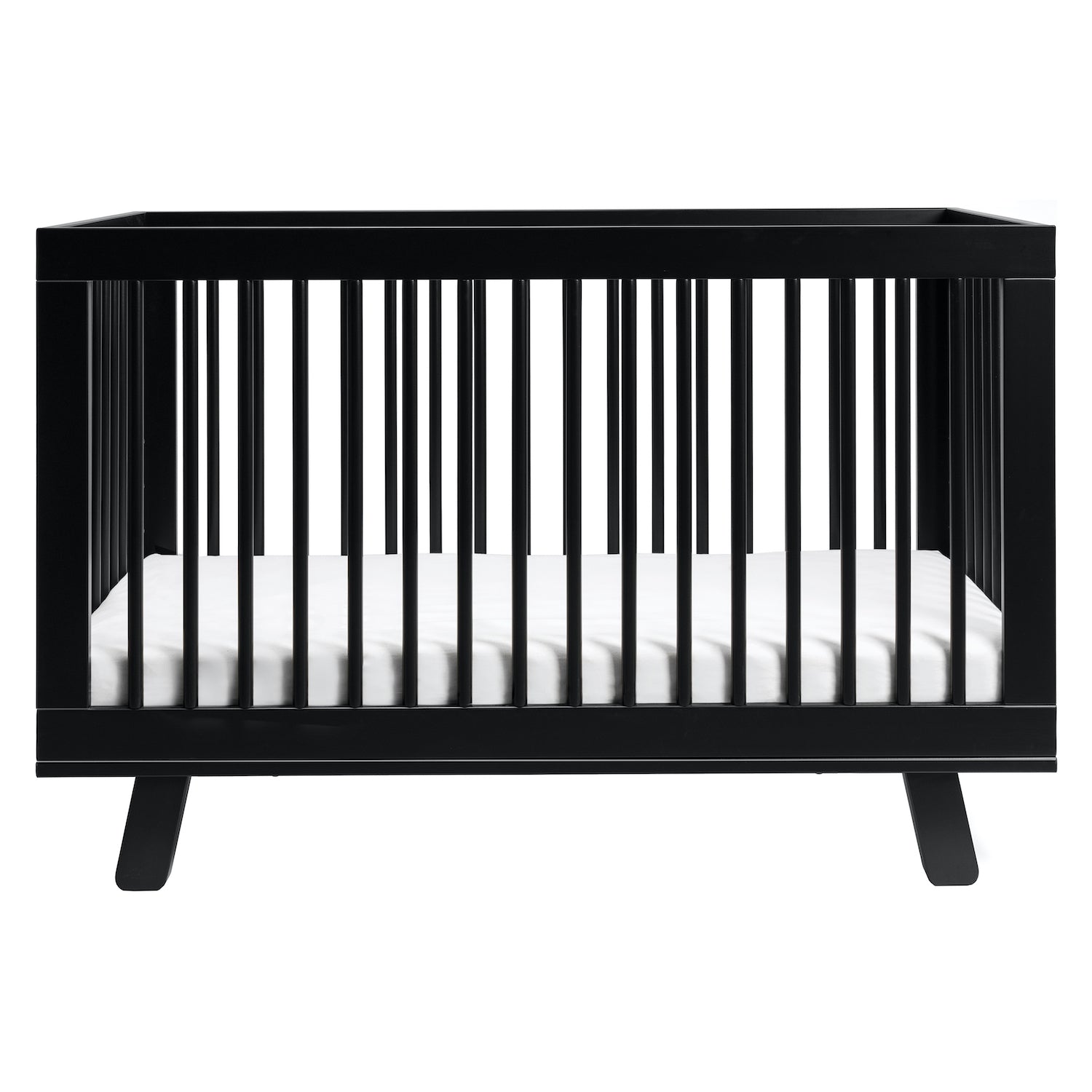 Hudson 3-in-1 Convertible Crib with Toddler Bed Conversion Kit - Black - Project Nursery