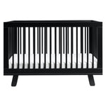 Hudson 3-in-1 Convertible Crib with Toddler Bed Conversion Kit - Black - Project Nursery
