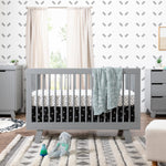 Hudson 3-in-1 Convertible Crib with Toddler Bed Conversion Kit - Grey - Project Nursery