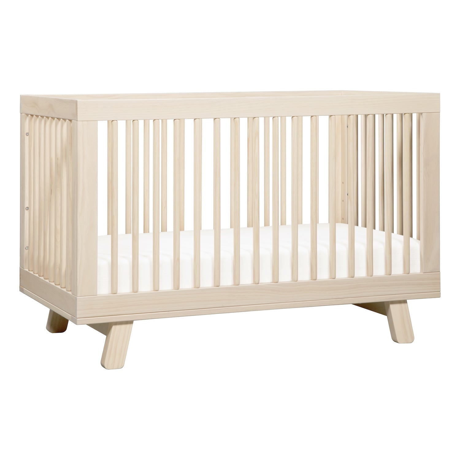Hudson 3-in-1 Convertible Crib with Toddler Bed Conversion Kit - Washed Natural - Project Nursery