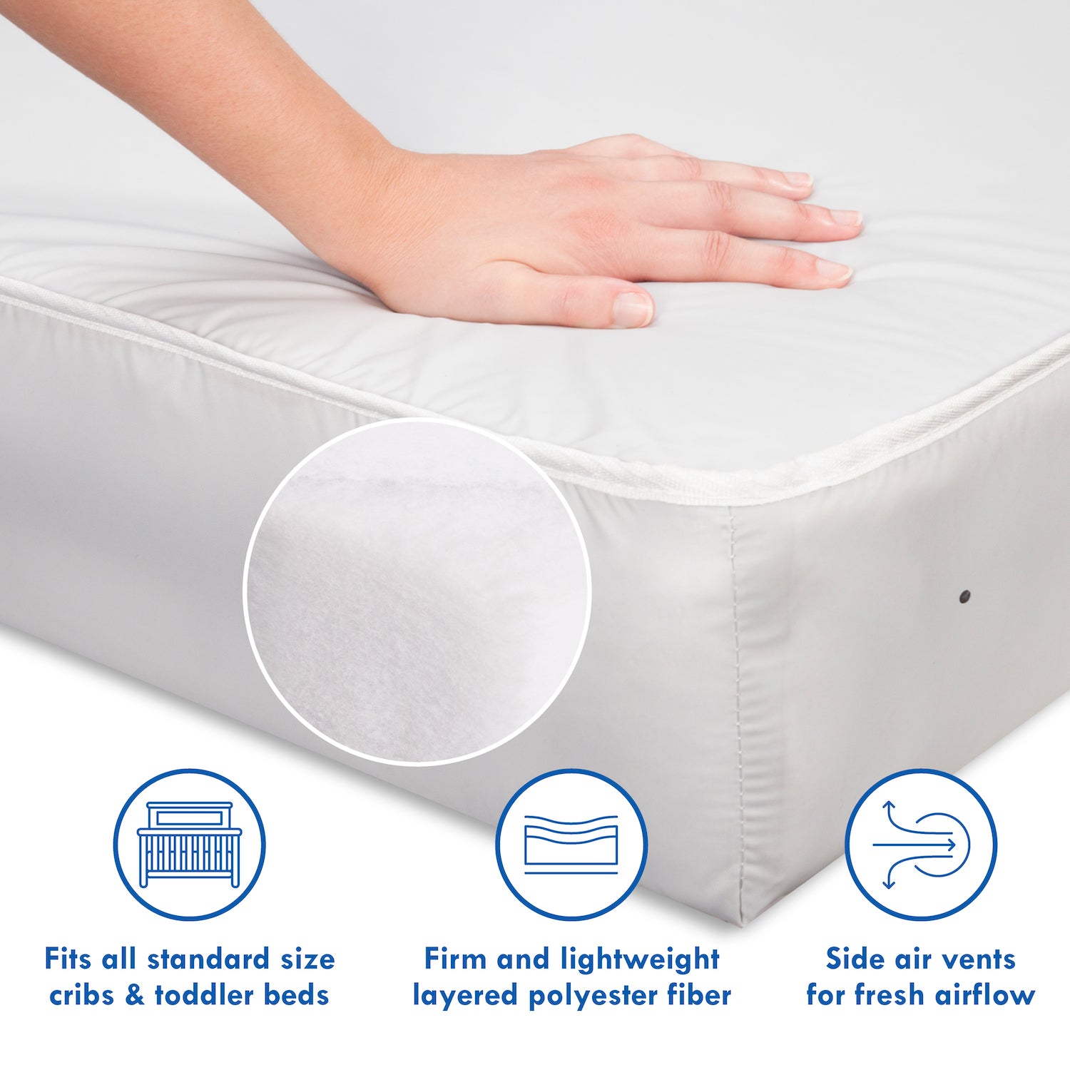 DaVinci Complete Slumber Crib & Toddler Mattress with Firm support - Project Nursery