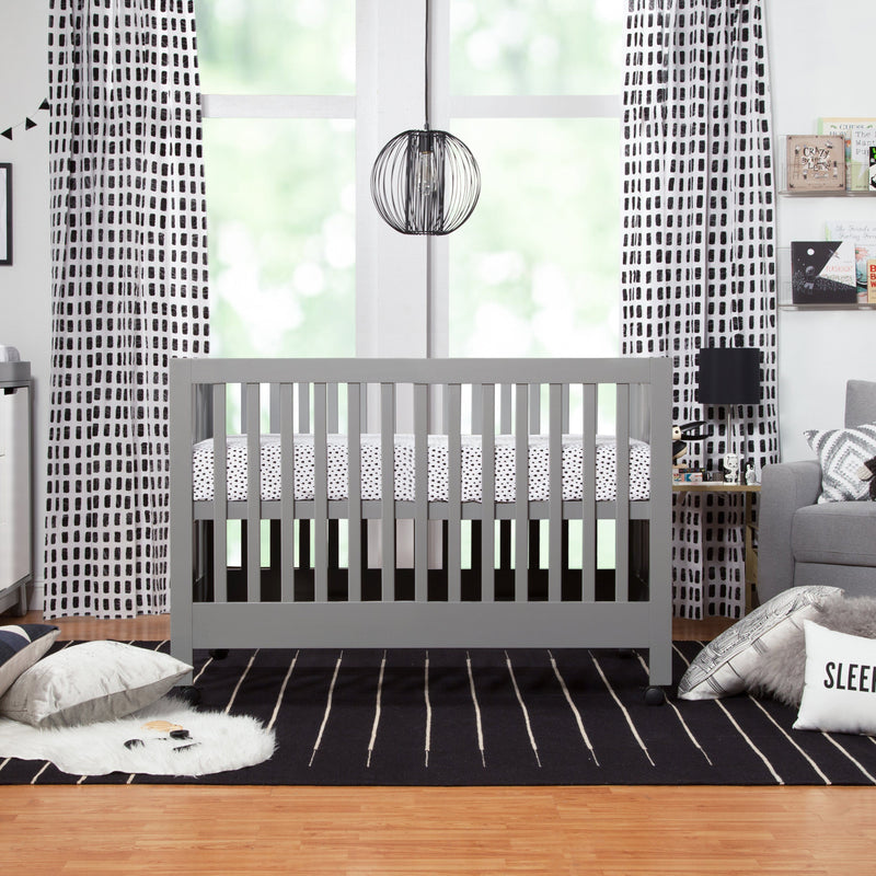 Maki Full-Size Folding Crib - Grey - Project Nursery