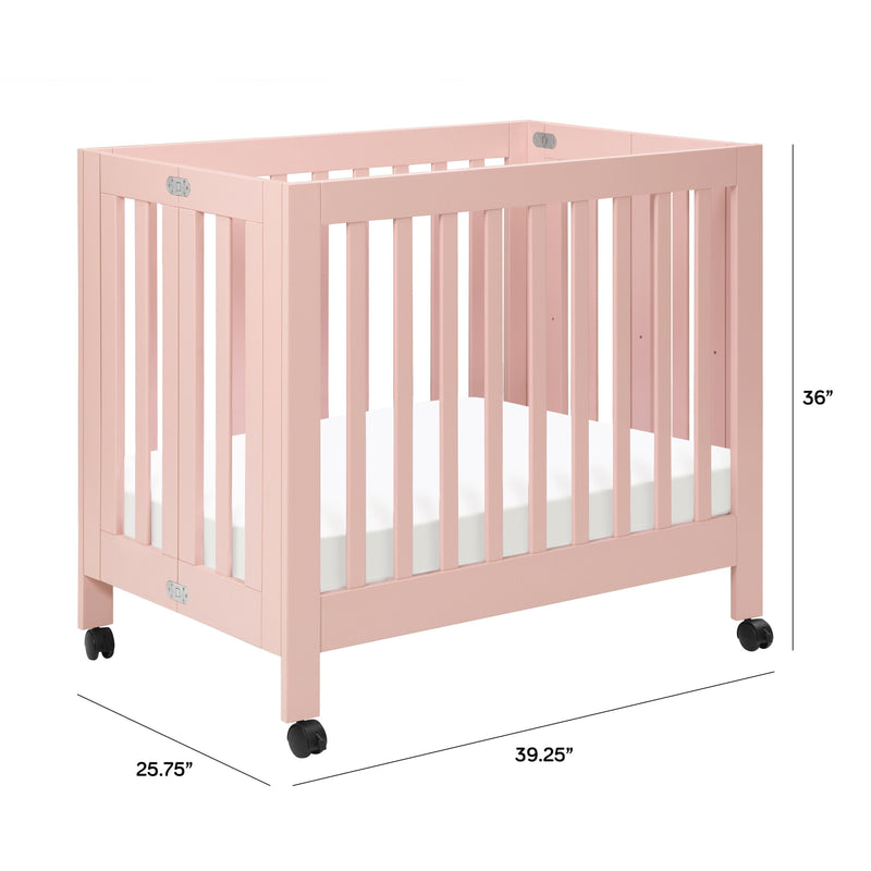 Origami Mini Crib - Pink - Project Nursery