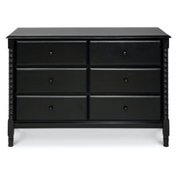 Jenny Lind Spindle 6-Drawer Dresser Ebony
