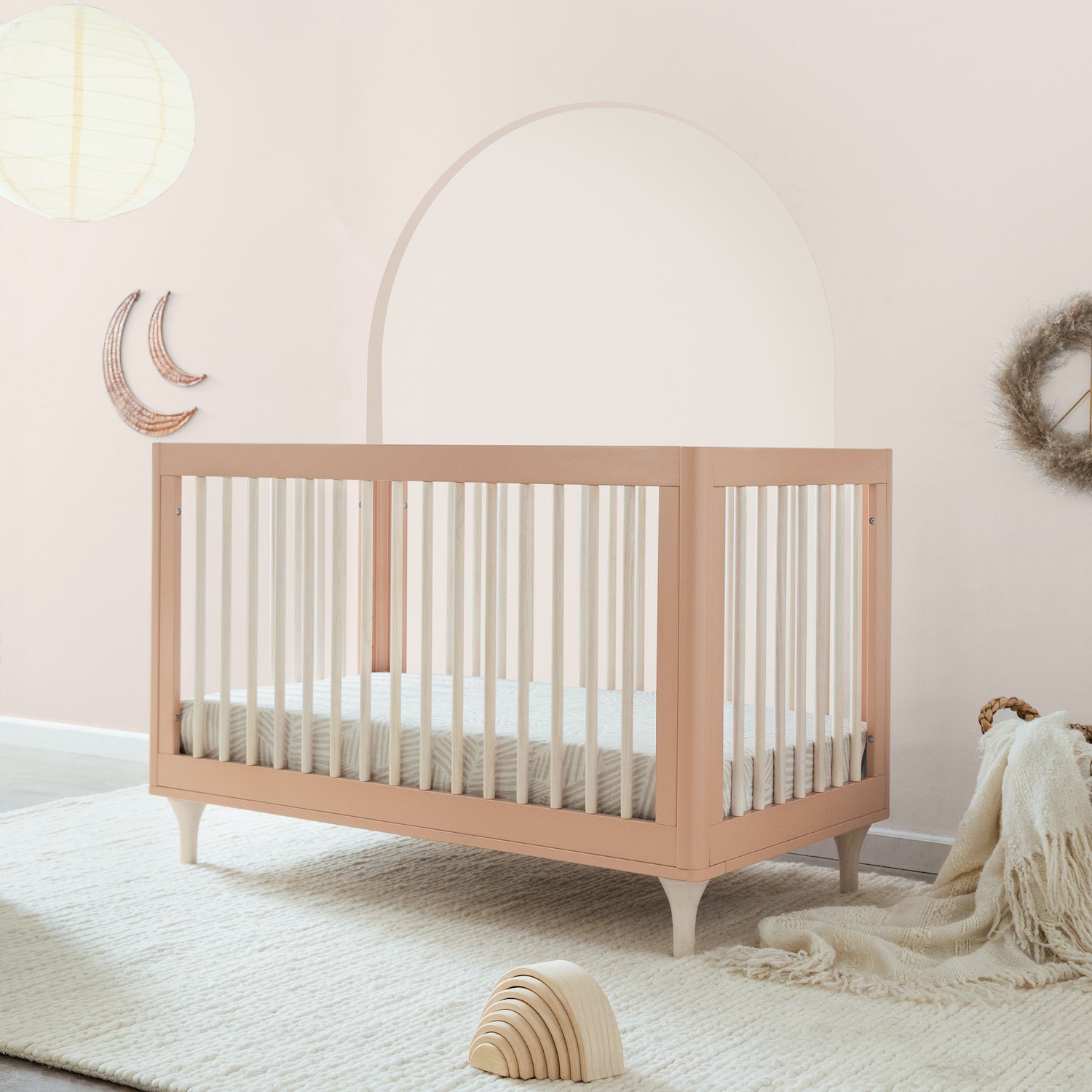 Lolly 3-in-1 Convertible Crib with Toddler Bed Conversion Kit - Canyon - Project Nursery