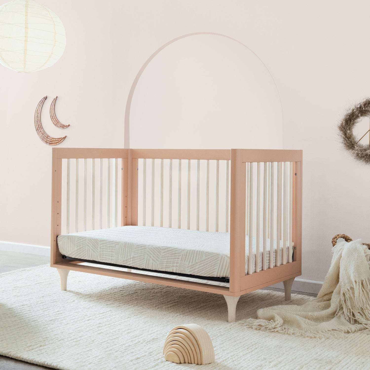 Lolly 3-in-1 Convertible Crib with Toddler Bed Conversion Kit - Canyon - Project Nursery