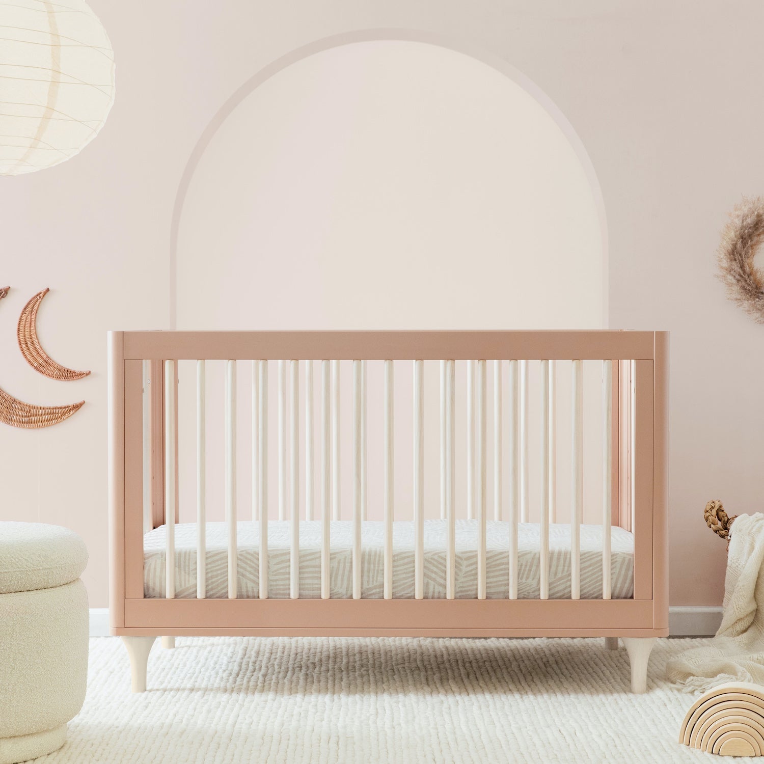 Lolly 3-in-1 Convertible Crib with Toddler Bed Conversion Kit - Canyon - Project Nursery