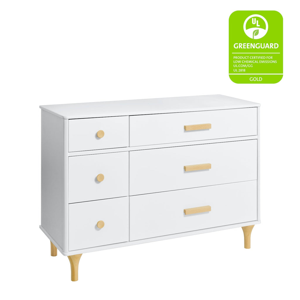 Lolly 6-Drawer Double Dresser - White - Project Nursery