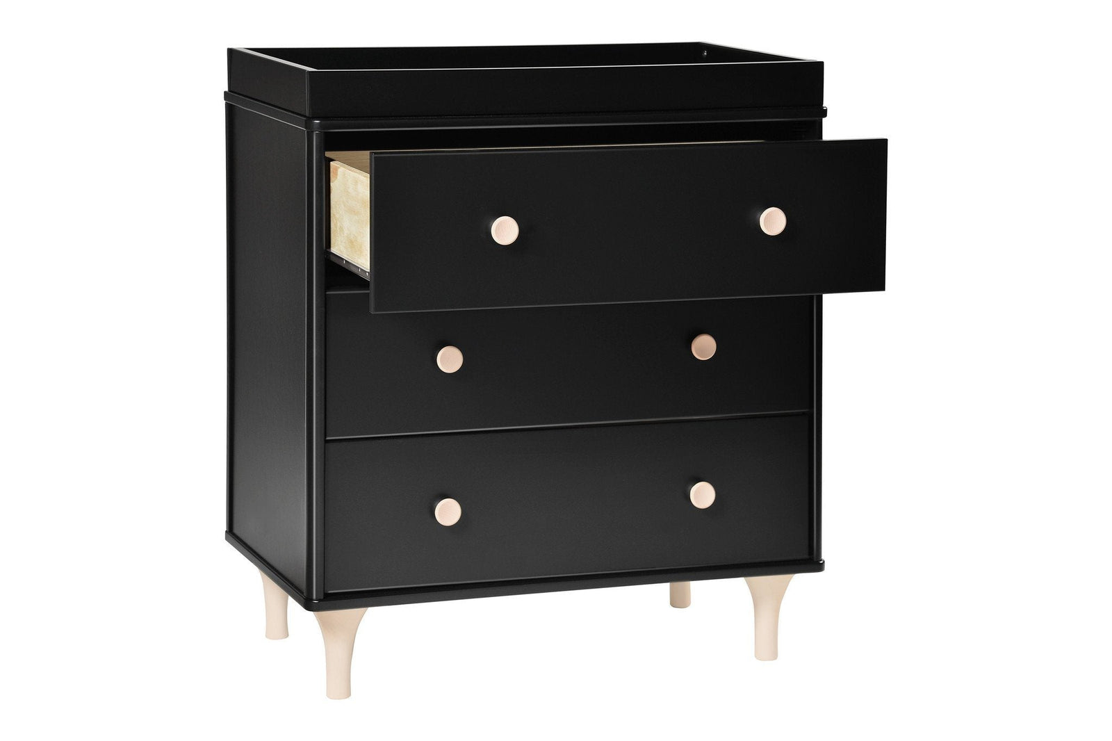 Lolly 3-Drawer Changer Dresser - Black - Project Nursery