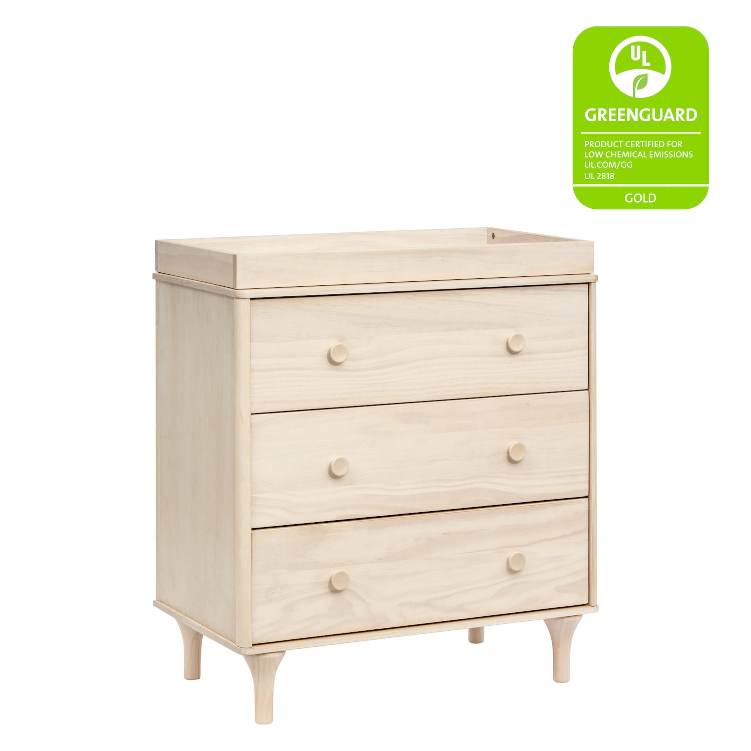 Lolly 3-Drawer Compact Changer Dresser with Removable Changing Tray (34")