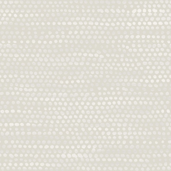 Moire Dots Wallpaper - Pearl Grey - Project Nursery
