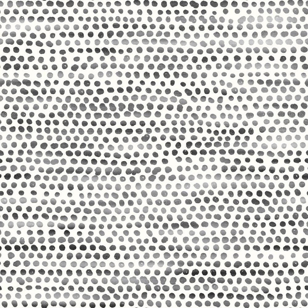 Moire Dots Wallpaper - Black + White - Project Nursery