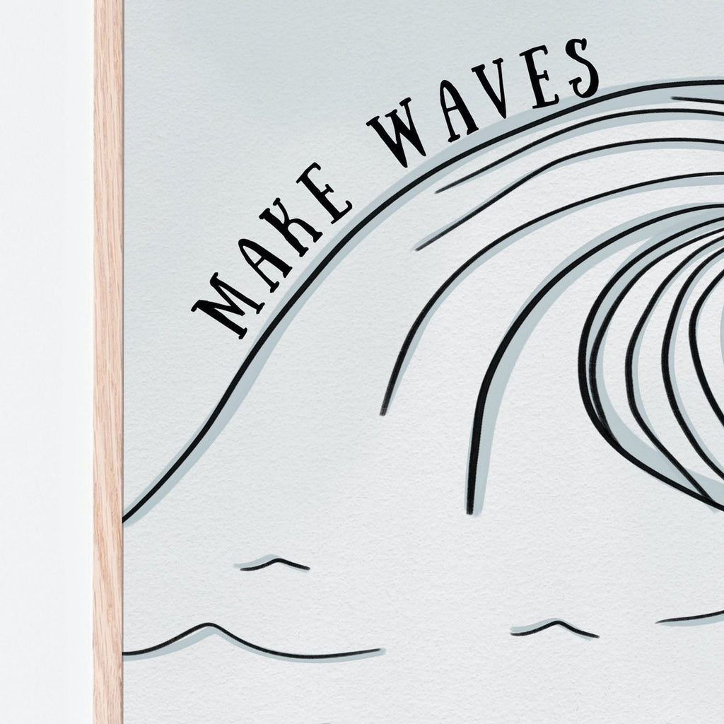 Make Waves Art Print - Project Nursery