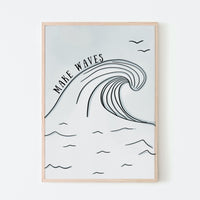Make Waves Art Print - Project Nursery