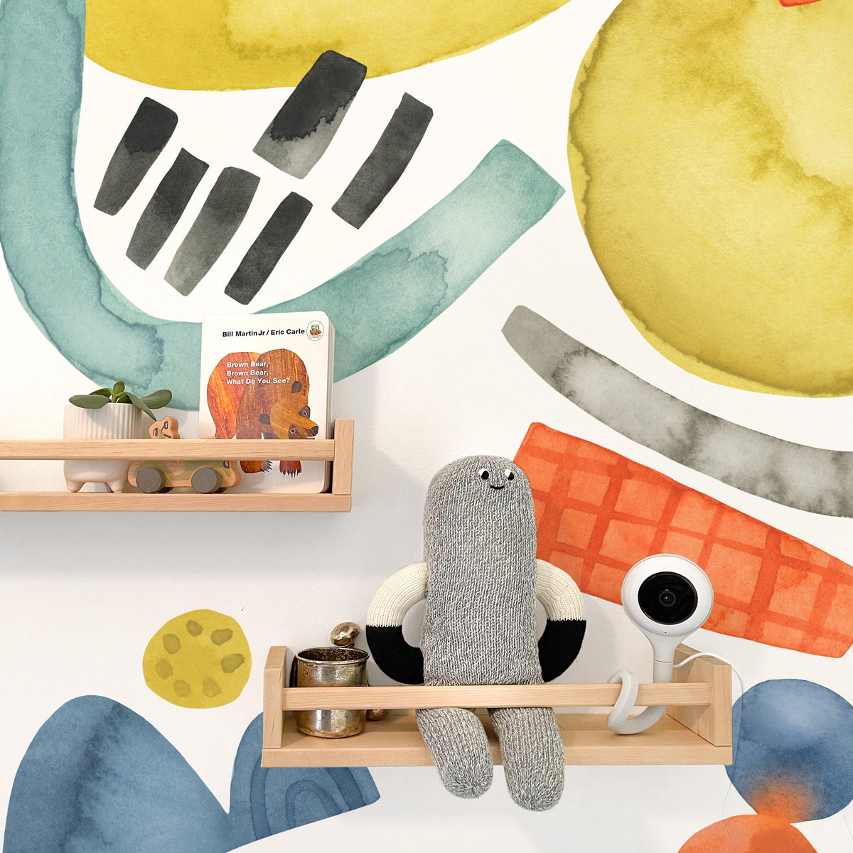 Bright Abstract Shape Wall Decals - Medium