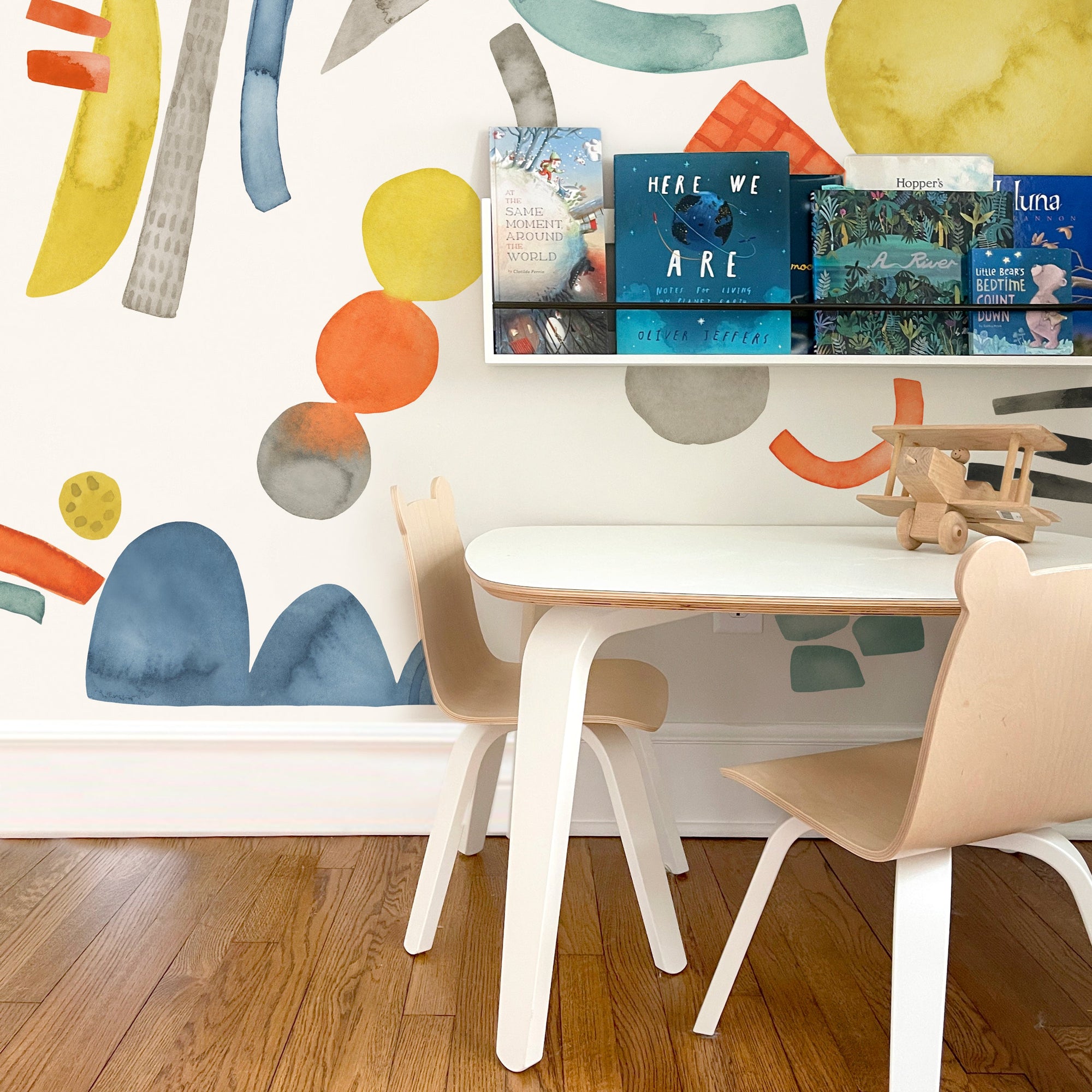 Bright Abstract Shape Wall Decals - Medium