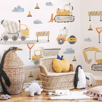 Construction Wall Decal Set - Large