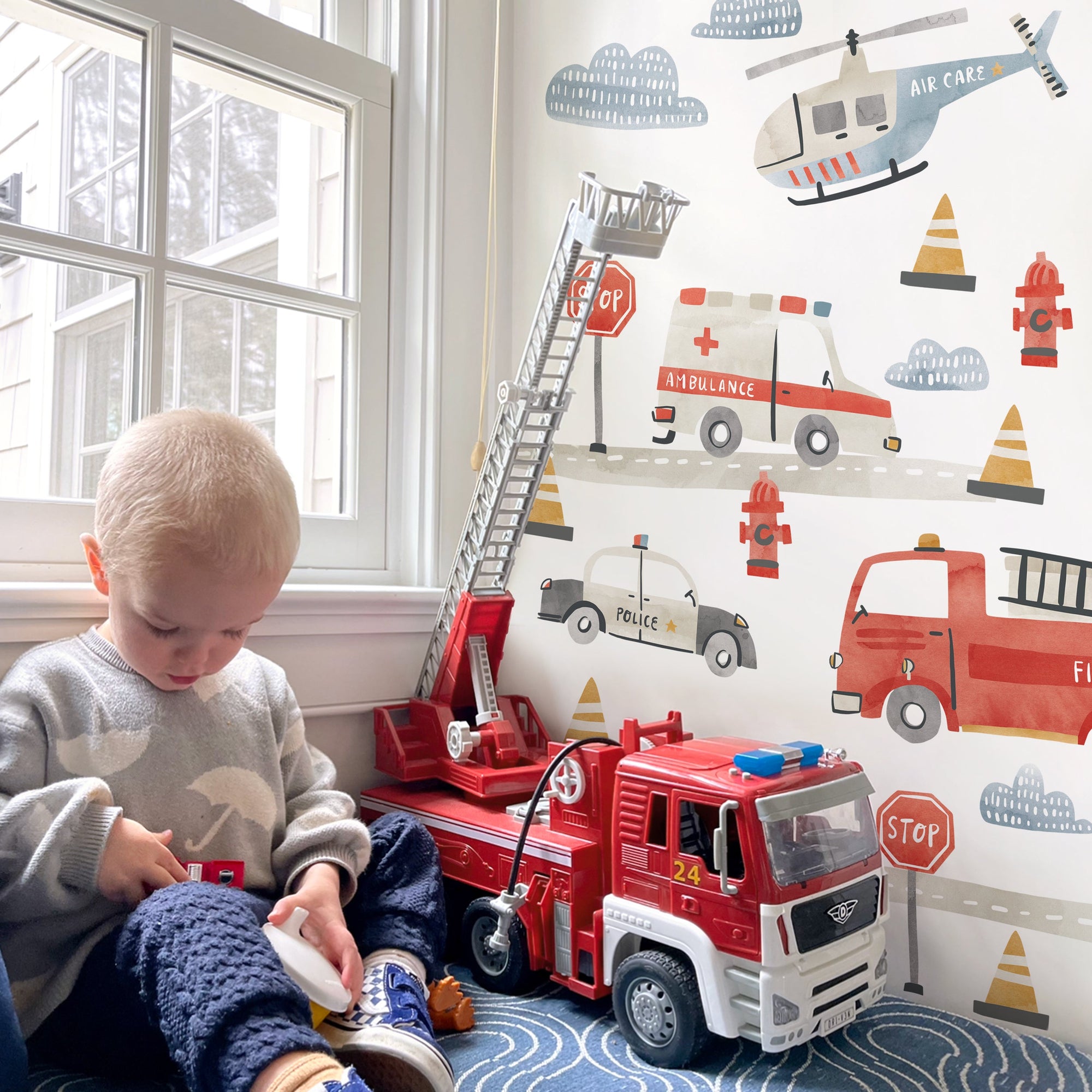 Emergency Wall Decals - Small