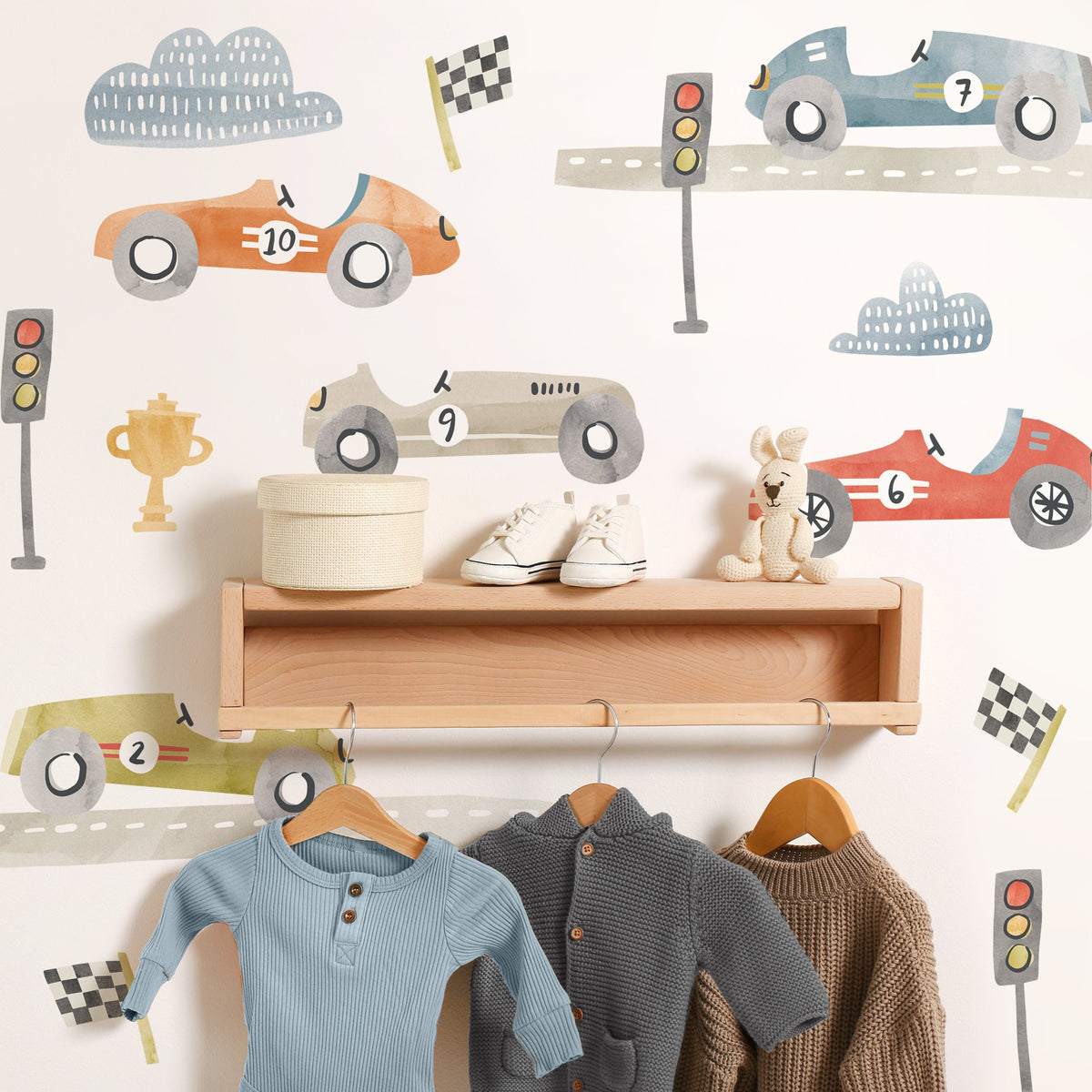 Hot Rod Wall Decal Set - Small