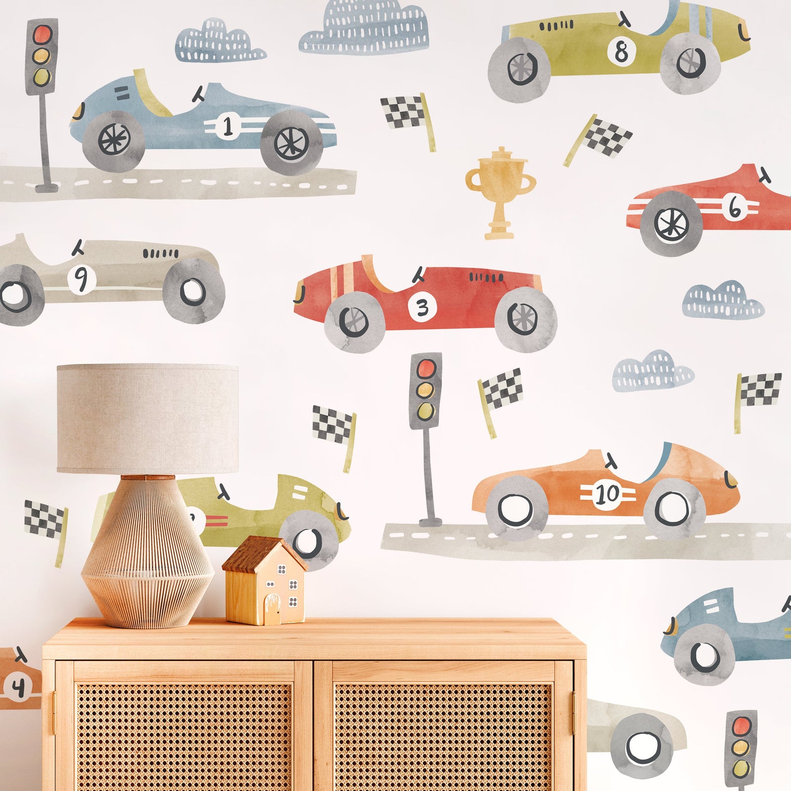 Hot Rod Wall Decals - Medium