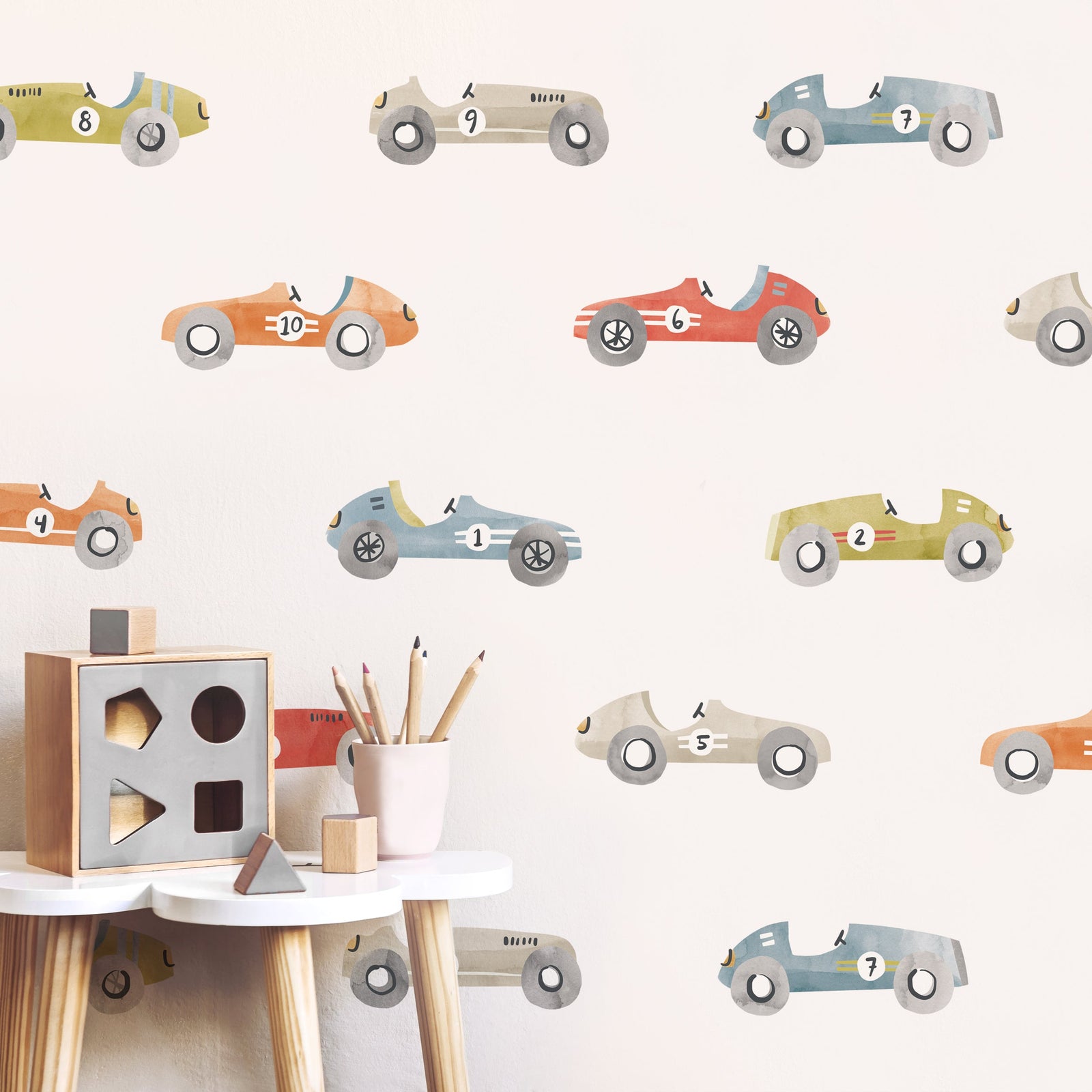Hot Rod Toss Wall Decals