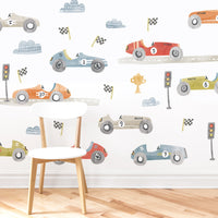 Hot Rod Wall Decal Set - Large