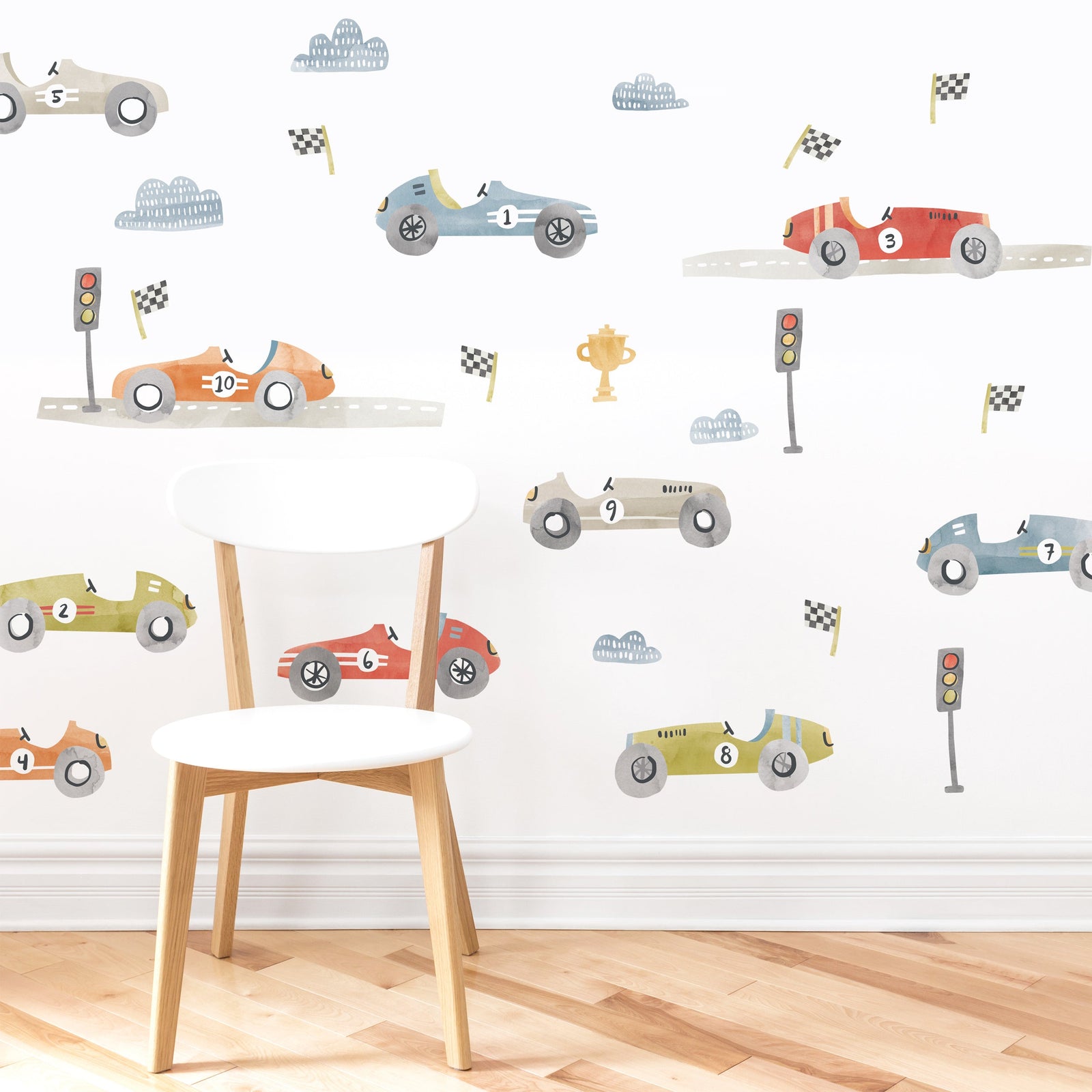 Hot Rod Wall Decals - Medium