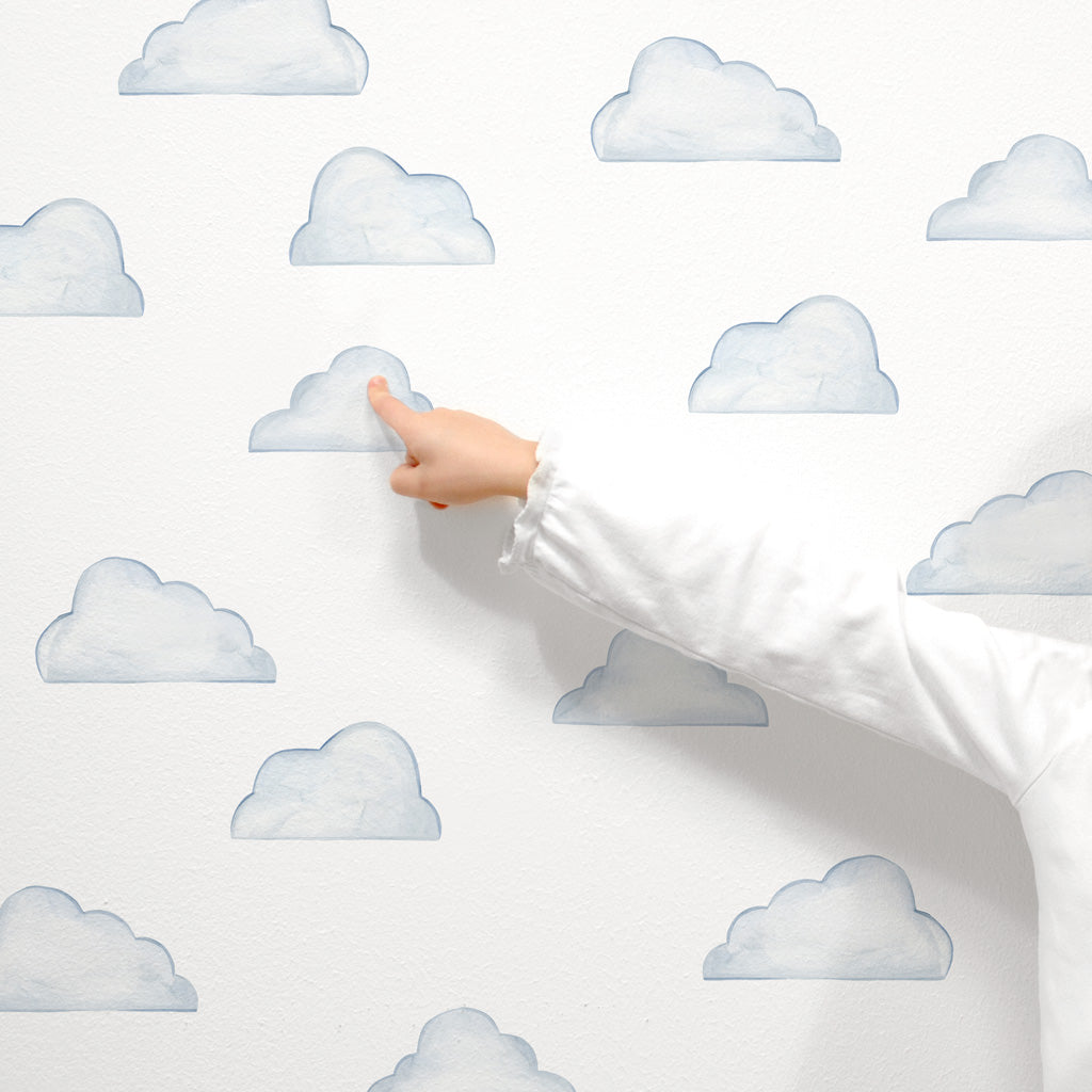 Color Story Cloud Wall Decals