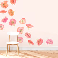 Poppies Wall Decal Set - Large