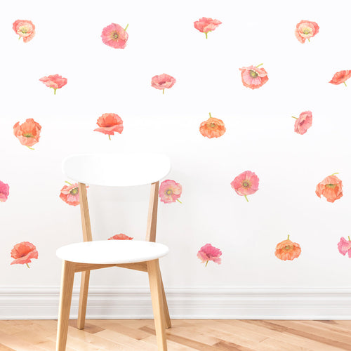 Poppy Wall Decals - Small Set by MejMej – Project Nursery