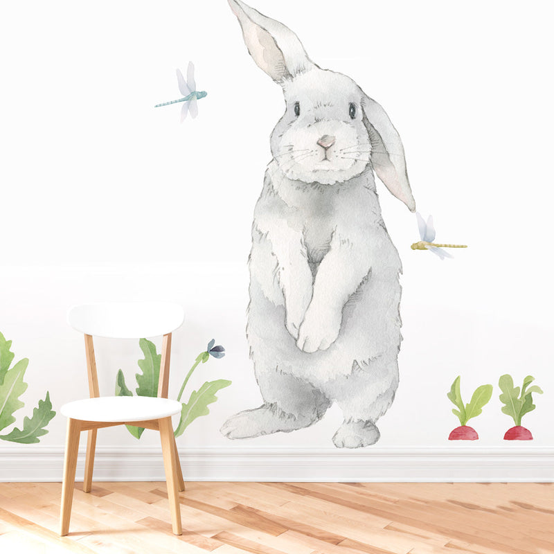 Silly Bunny Wall Decal - Large