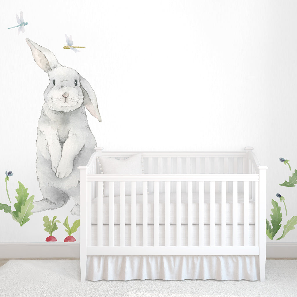 Silly Bunny Wall Decal - Large