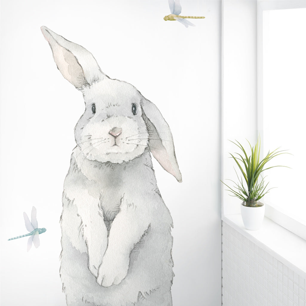 Silly Bunny Wall Decal - Large