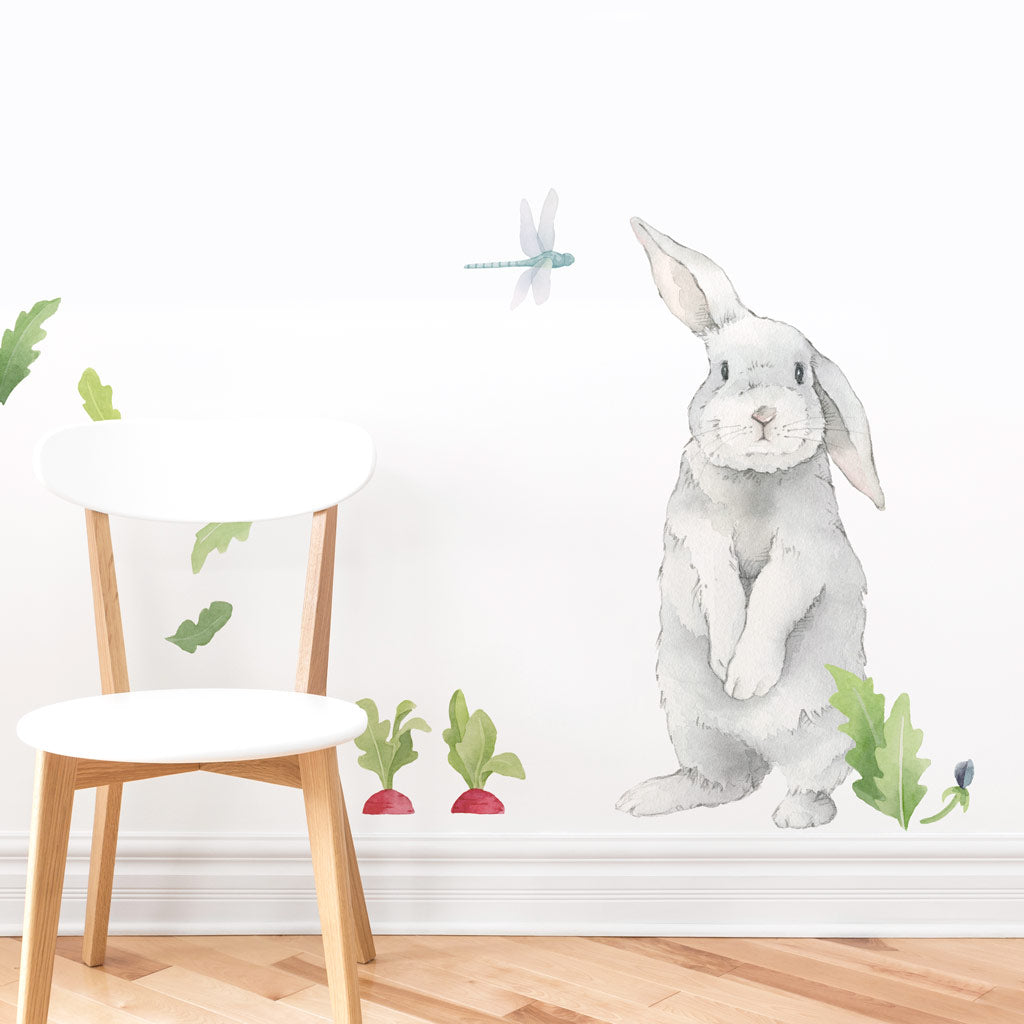 Silly Bunny Wall Decal - Small