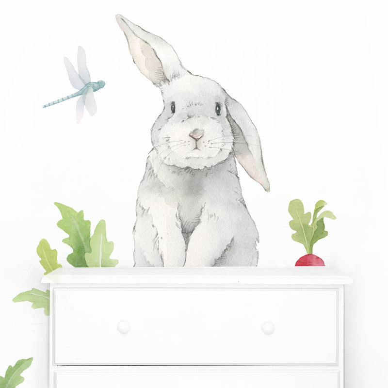 Silly Bunny Wall Decal - Small