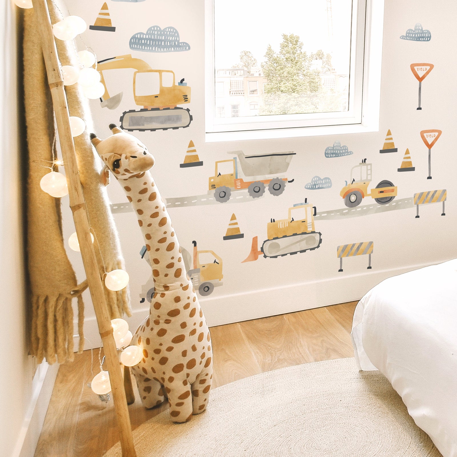 Construction Wall Decals - Small
