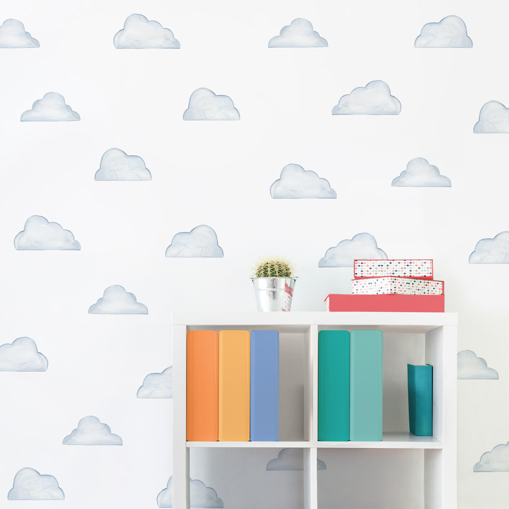 Color Story Cloud Wall Decals