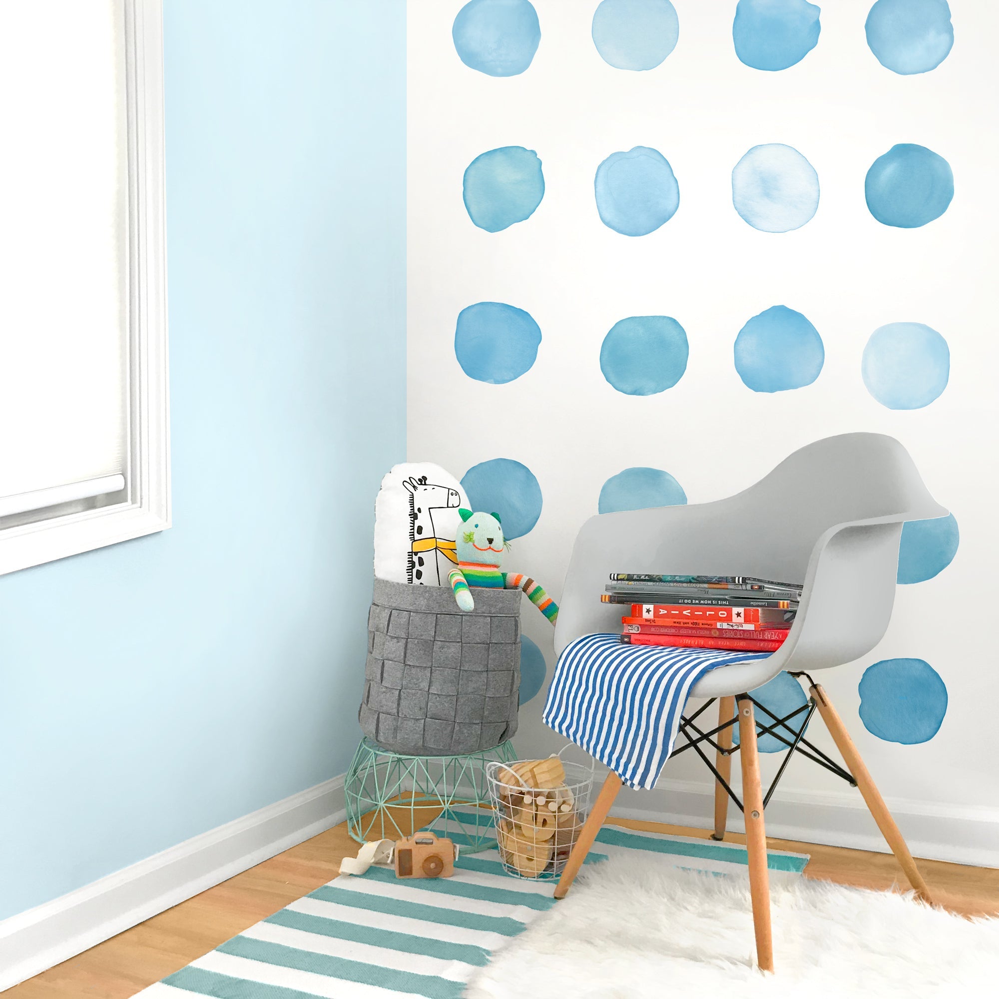 Watercolor Dot Wall Decals - Large
