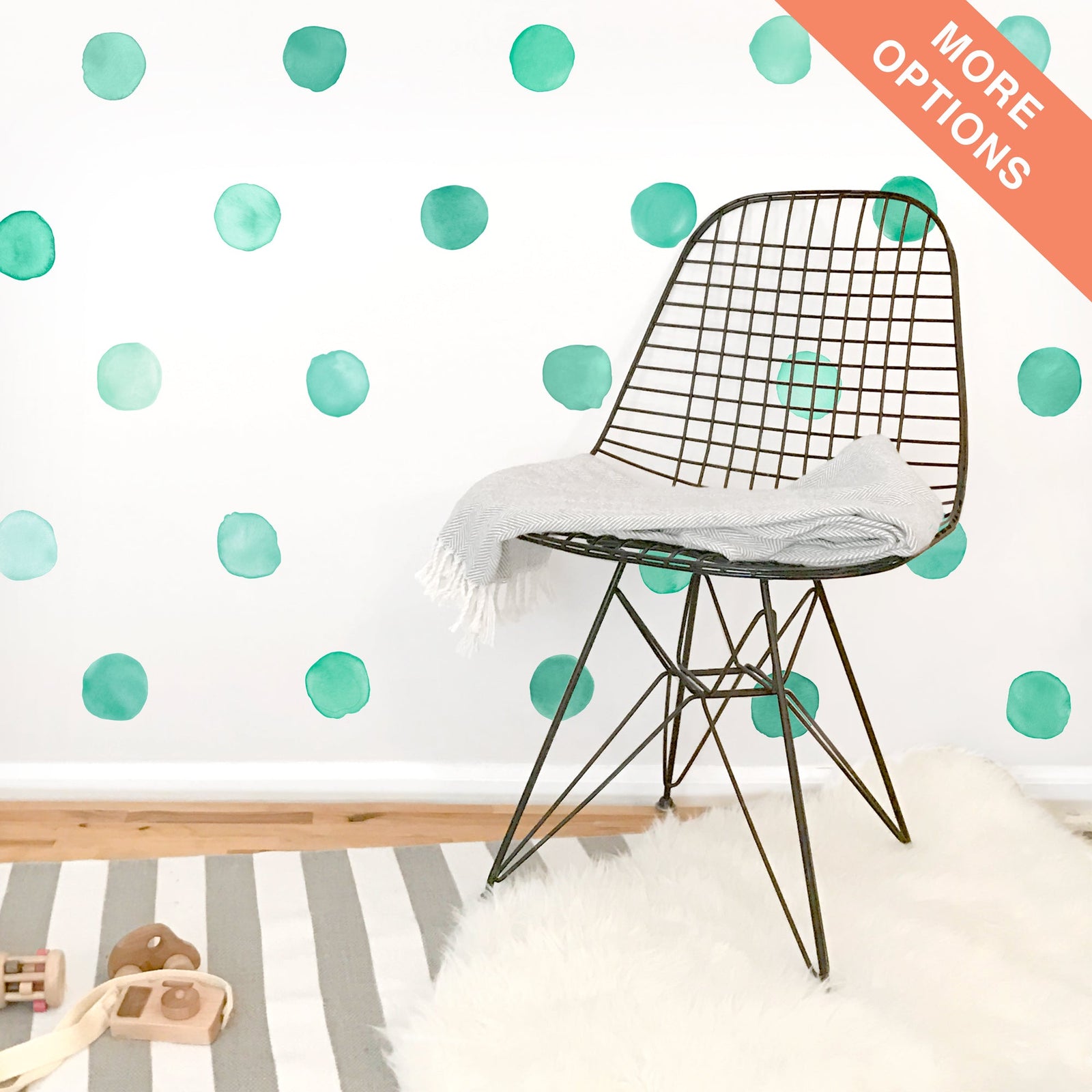 Watercolor Dot Wall Decals - Small