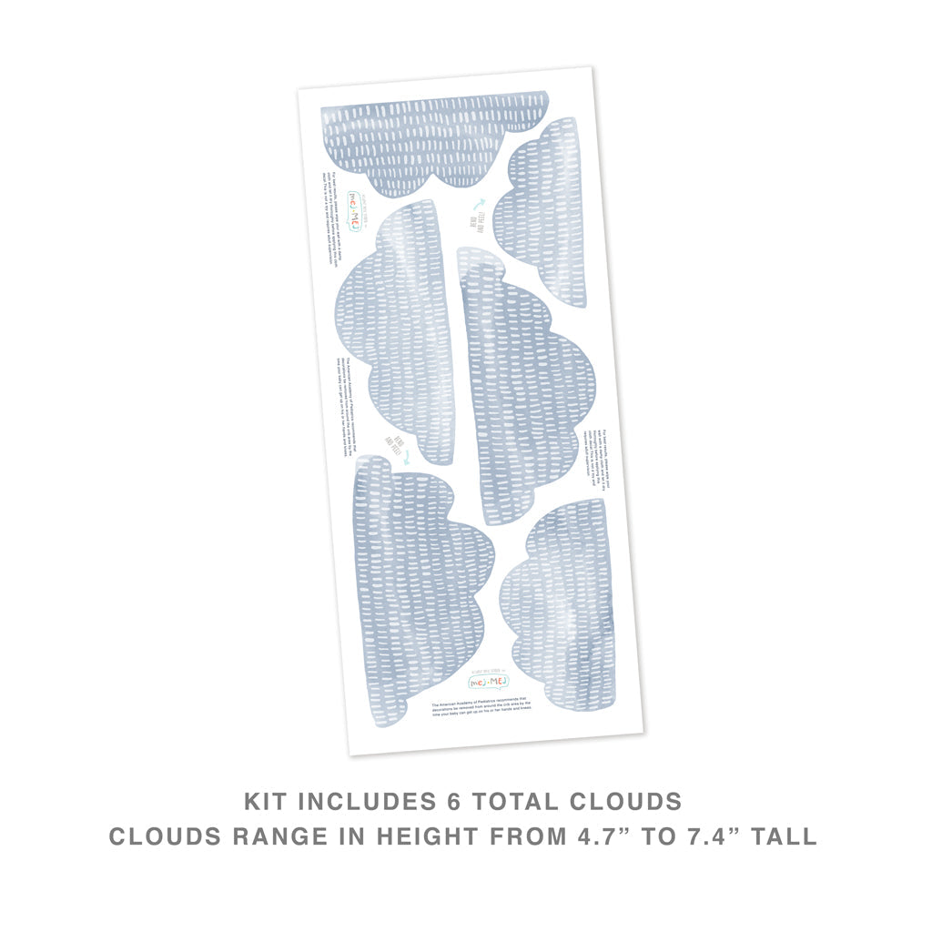 Dino Cloud Wall Decals