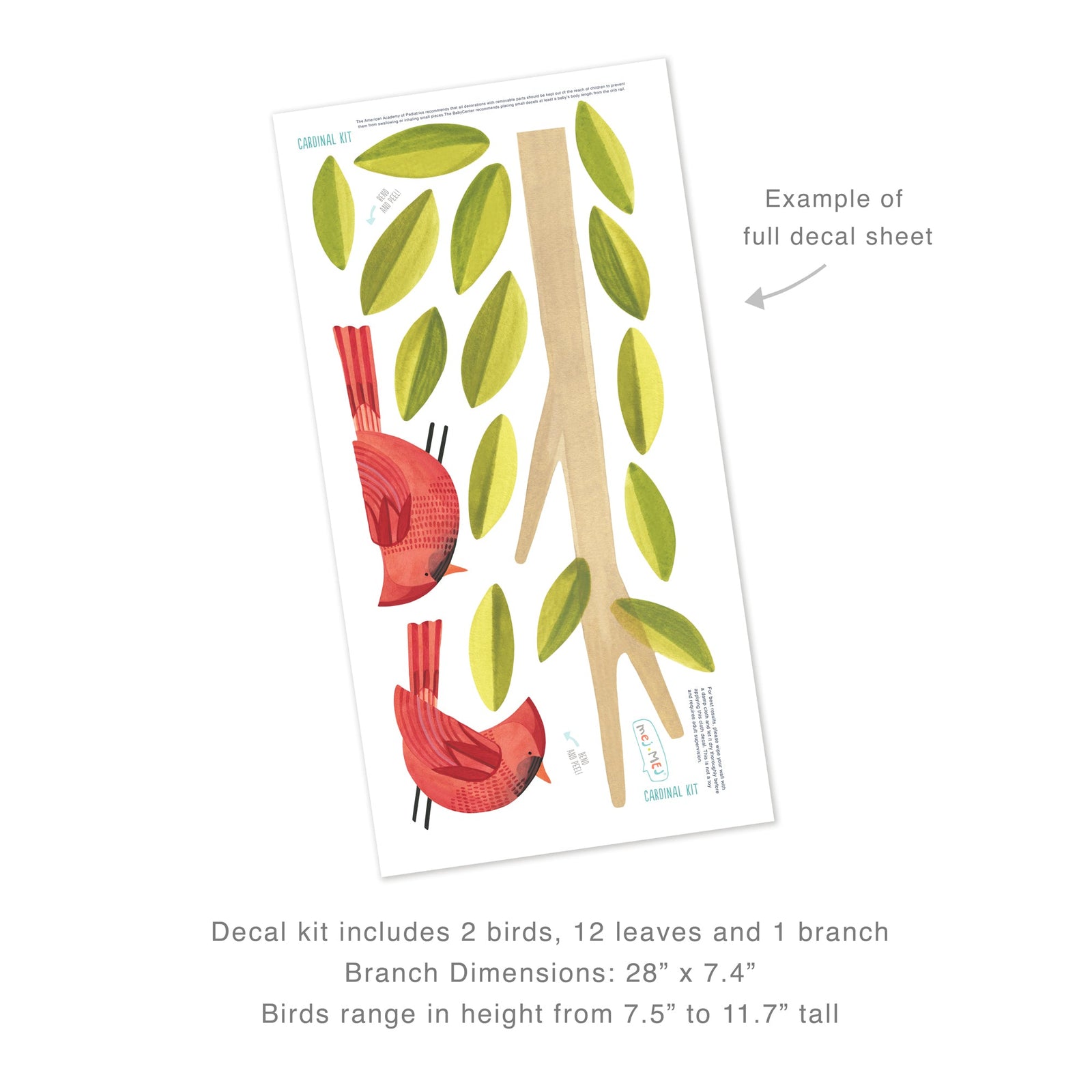 Cardinal Wall Decals