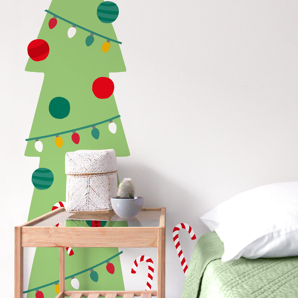 Holiday Christmas Tree Wall Decal