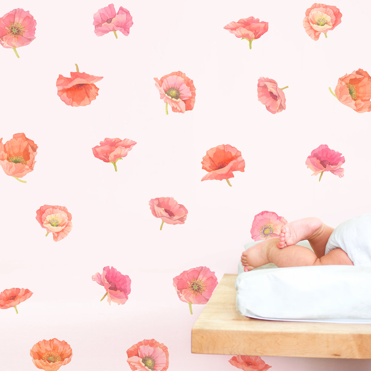 Poppy Wall Decals - Small