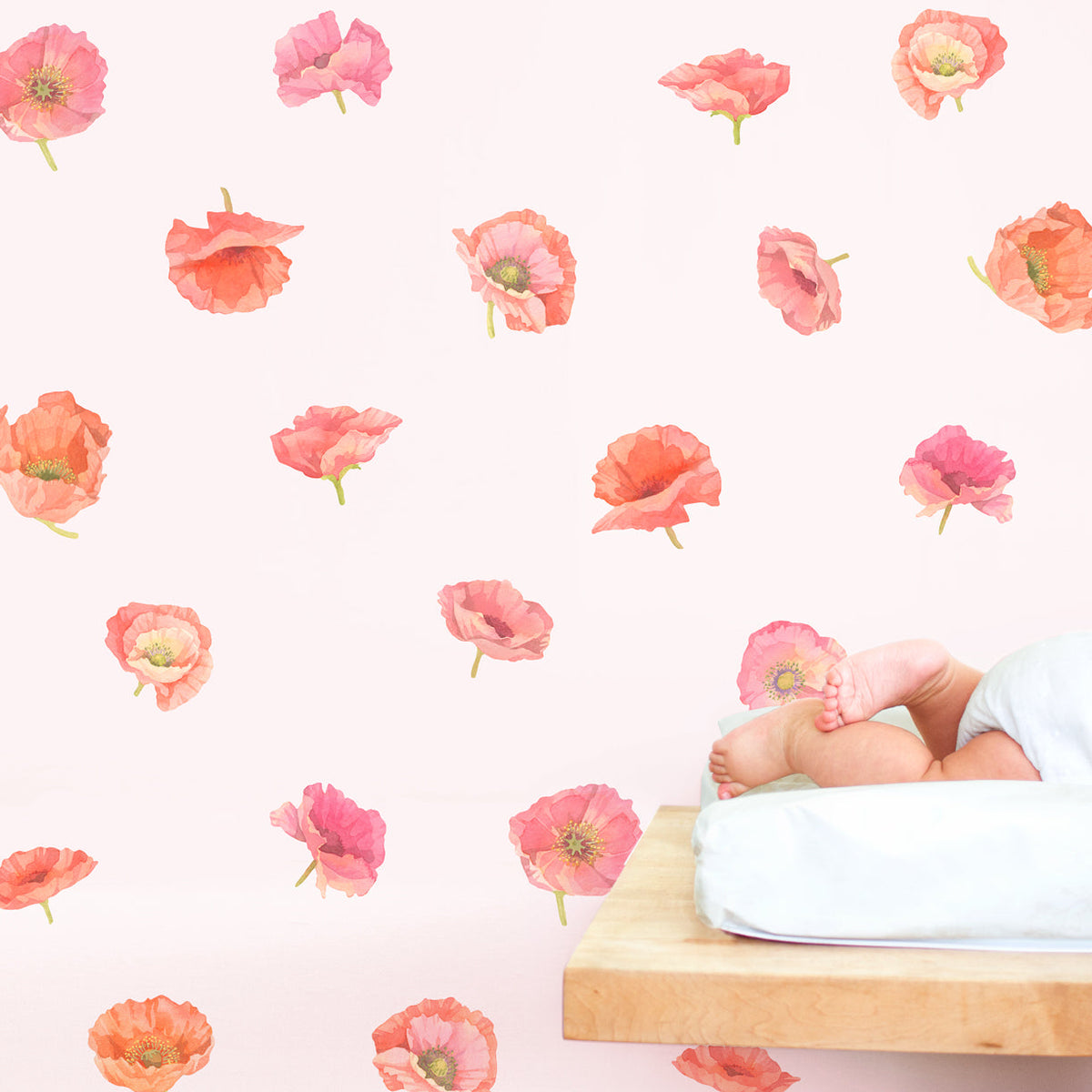 Poppy Wall Decals - Small