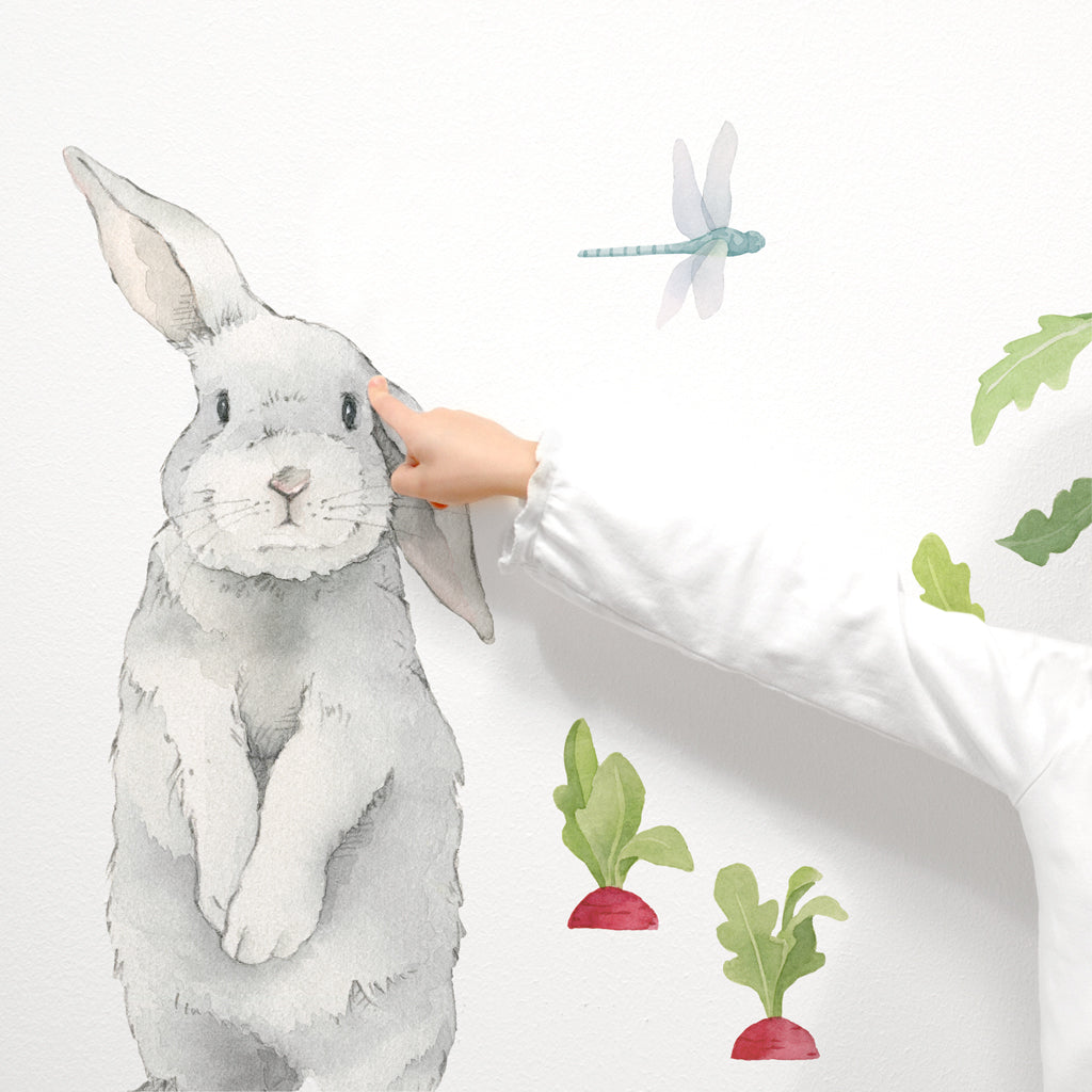 Silly Bunny Wall Decal - Small