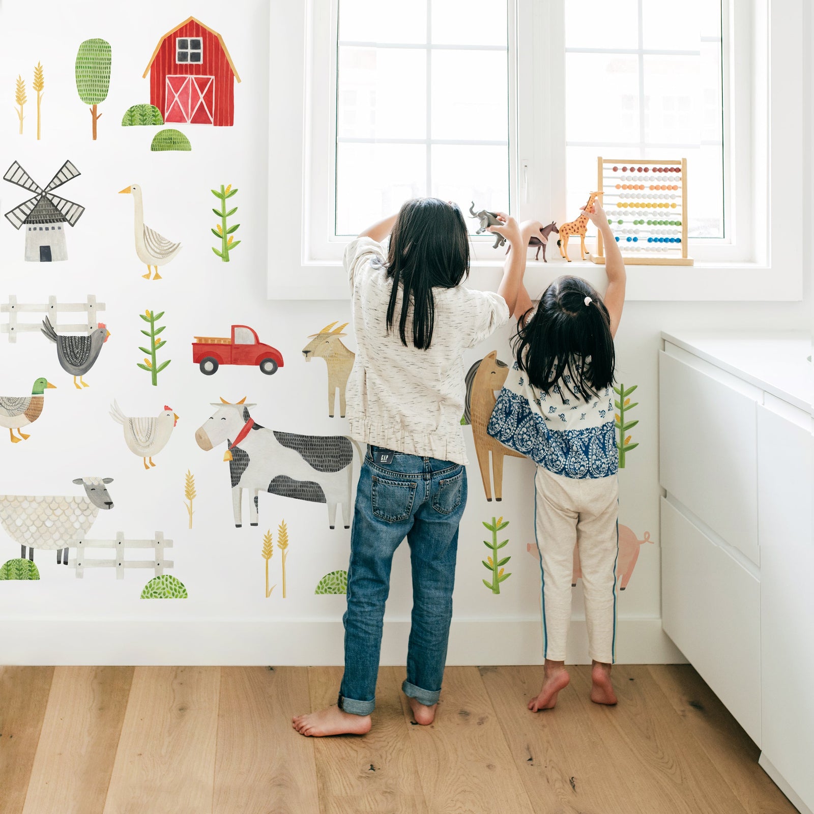 Modern Farm Wall Decals - Small